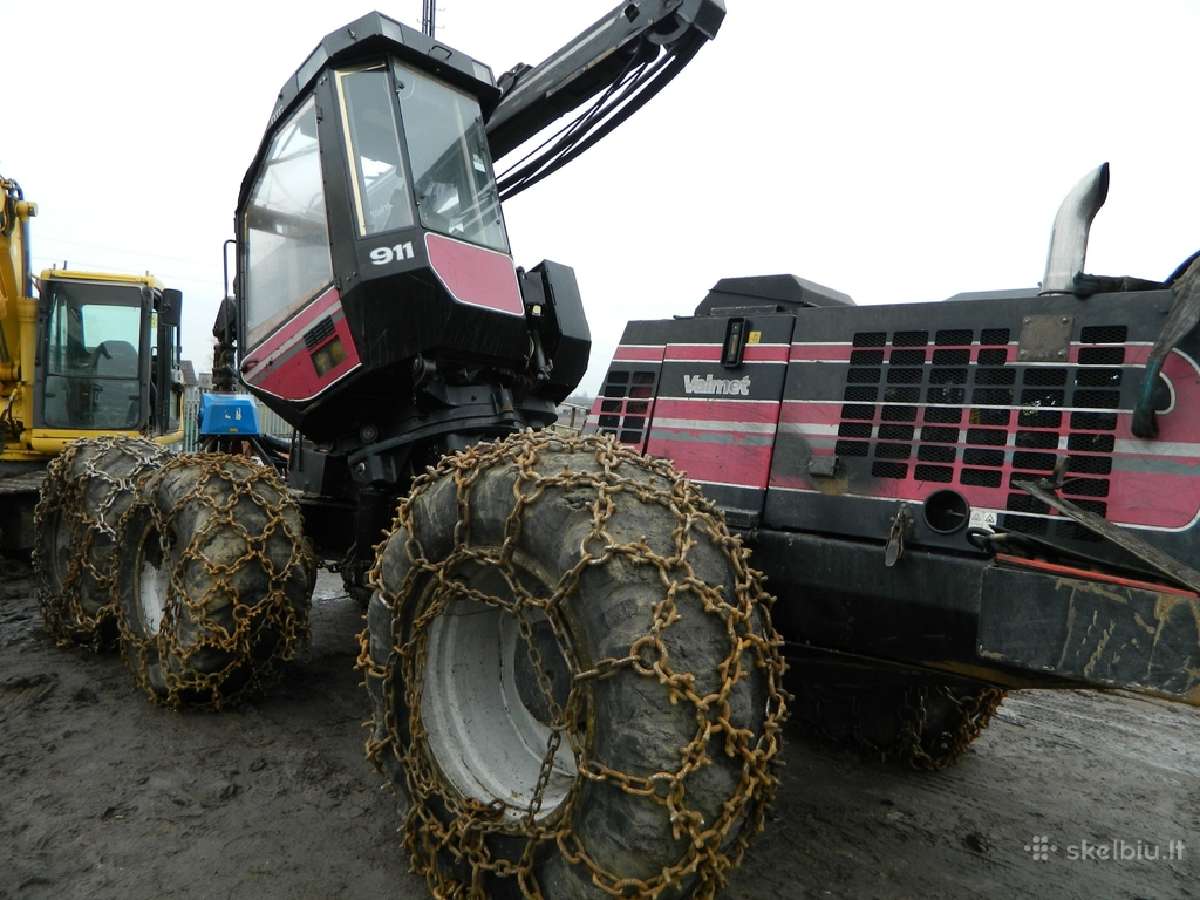 Harvesteris Valmet 911 ardomas dalimis - nuotraukos Nr. 3