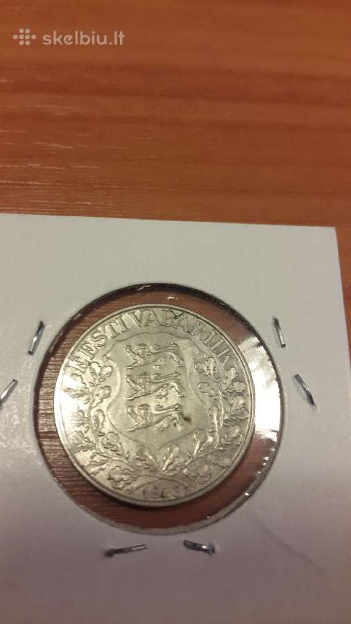 1933 m. 1 krona Arfa.estija . - nuotraukos Nr. 2