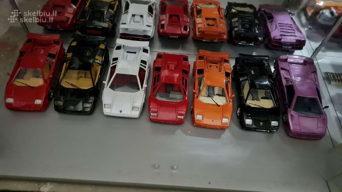 Lamborghini kolekcija modeliukai 1:24 modeliai - nuotraukos Nr. 3