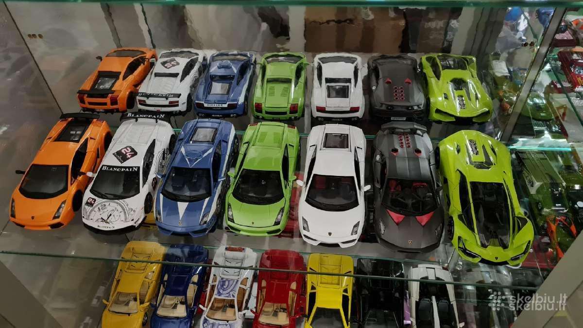 Lamborghini kolekcija modeliukai 1:24 modeliai - nuotraukos Nr. 4