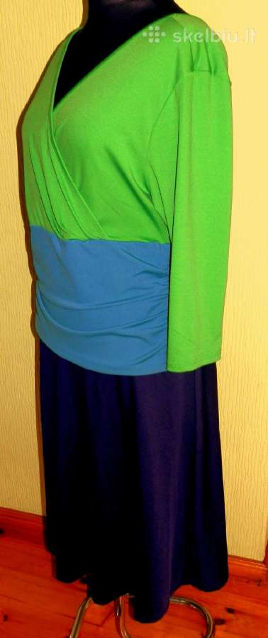 Trispalvė suknutė 5xl - nuotraukos Nr. 3
