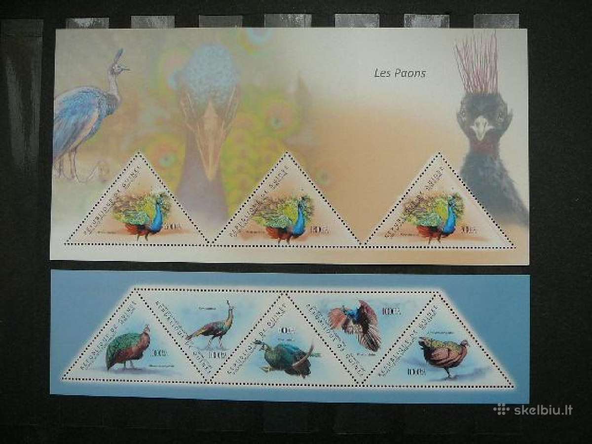 Fazanai Pauksciai Gvineja 2011 Mnh vgv193