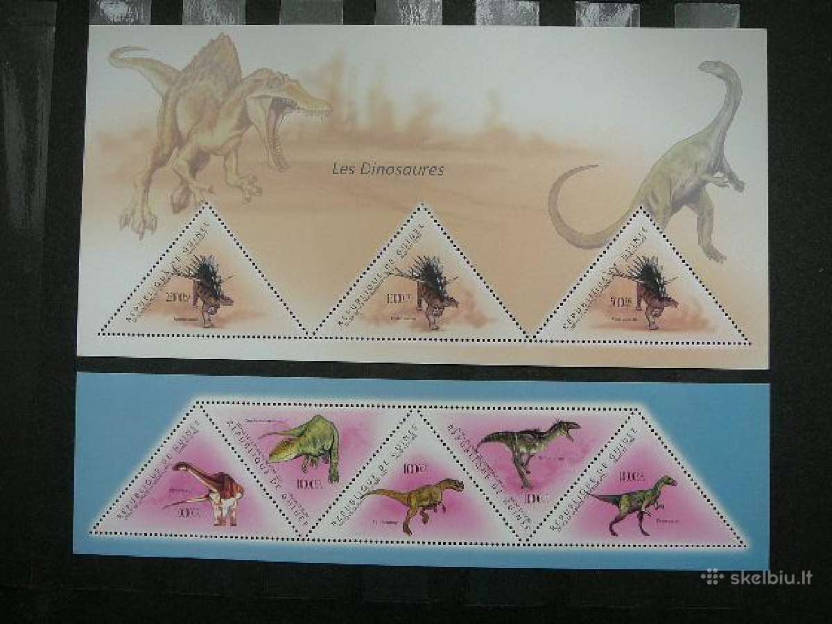 Dinozaurai Gvineja 2011 Mnh vgv199