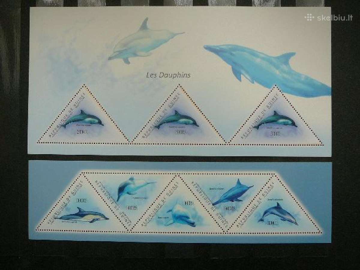 Delfinai Zuvys Gvineja 2011 Mnh vgv178