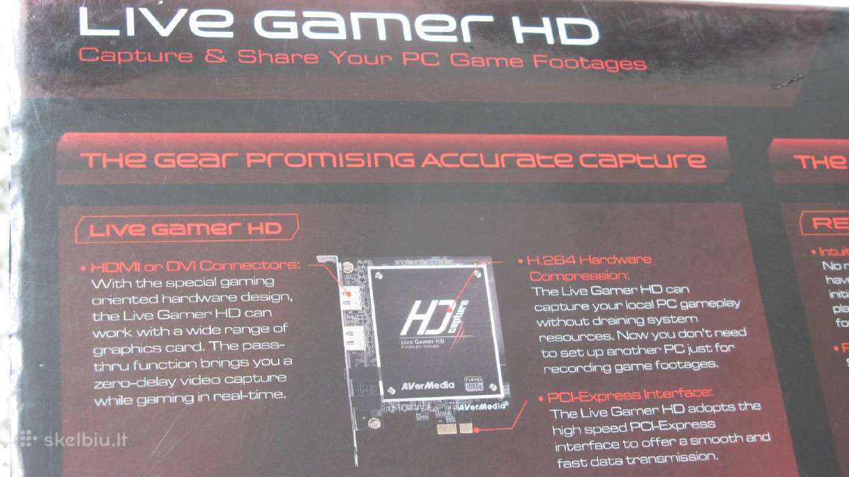 Avermedia Live Gamer HD Recentral , modelis C985 - nuotraukos Nr. 6