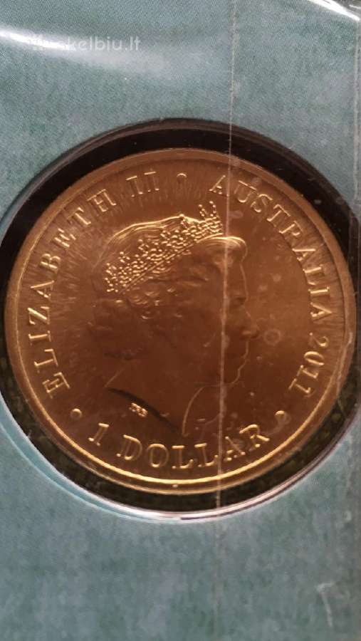 Moneta Australija 2011m. 1 doleris, cu-ni - nuotraukos Nr. 2