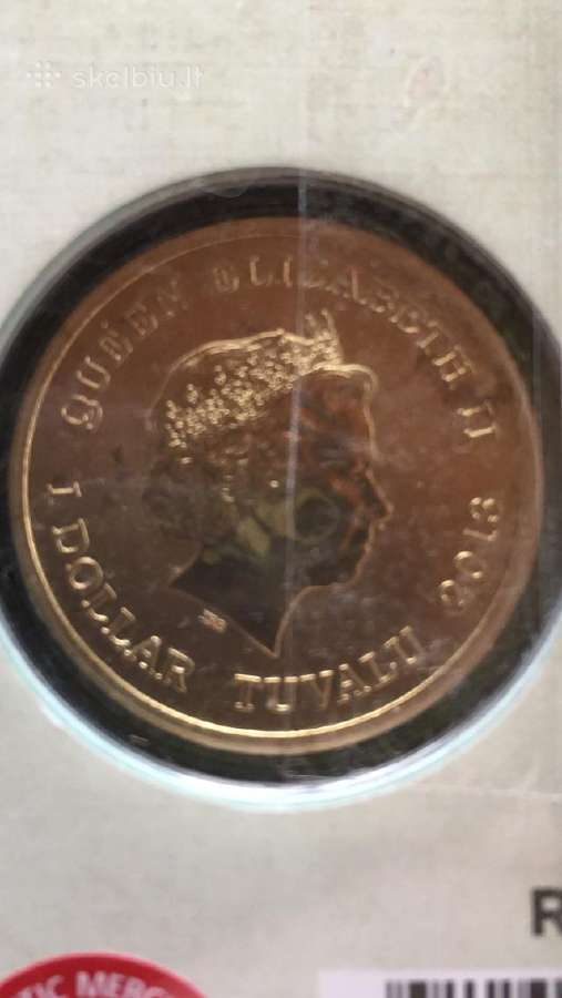 Moneta Tuvalu 2013m. 1 doleris, cu-ni - nuotraukos Nr. 2