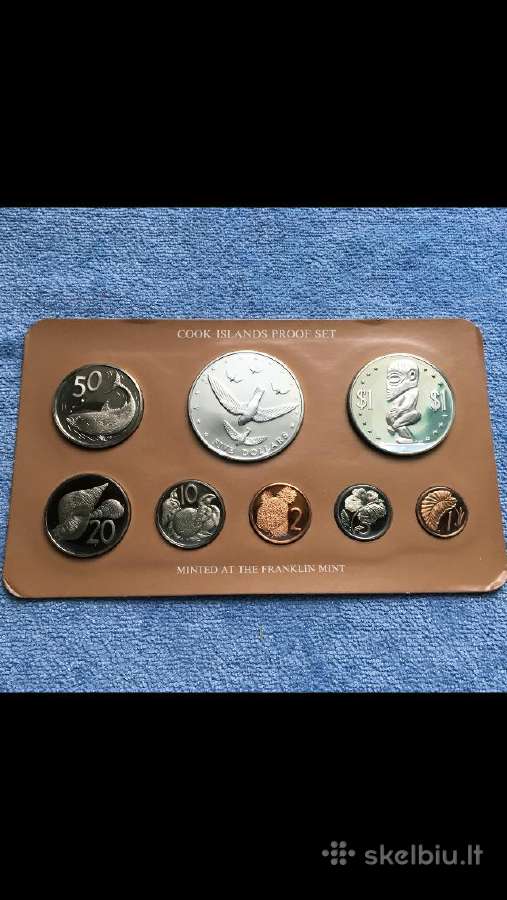 Monetos Cook isl. 1977m. 5 dollaras sidabras