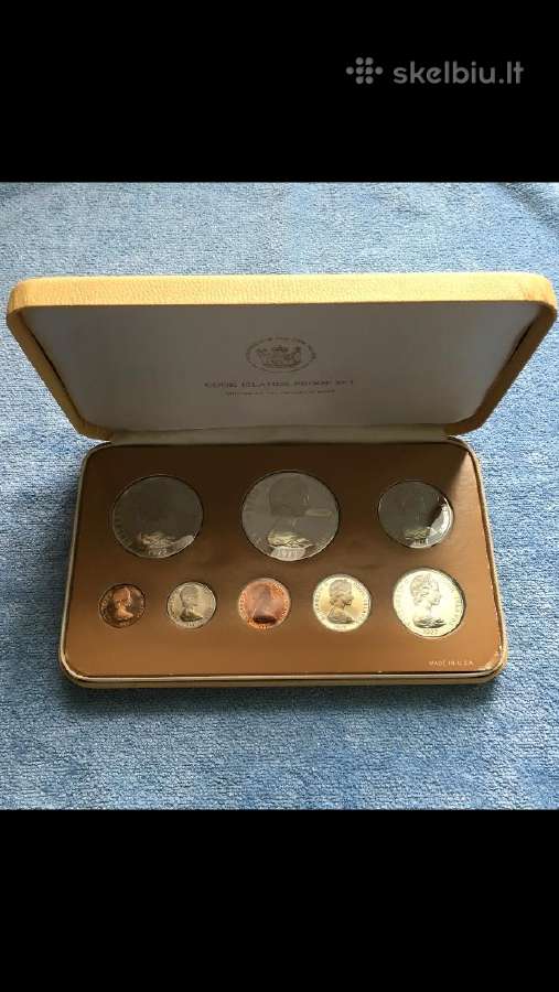 Monetos Cook isl. 1977m. 5 dollaras sidabras - nuotraukos Nr. 4