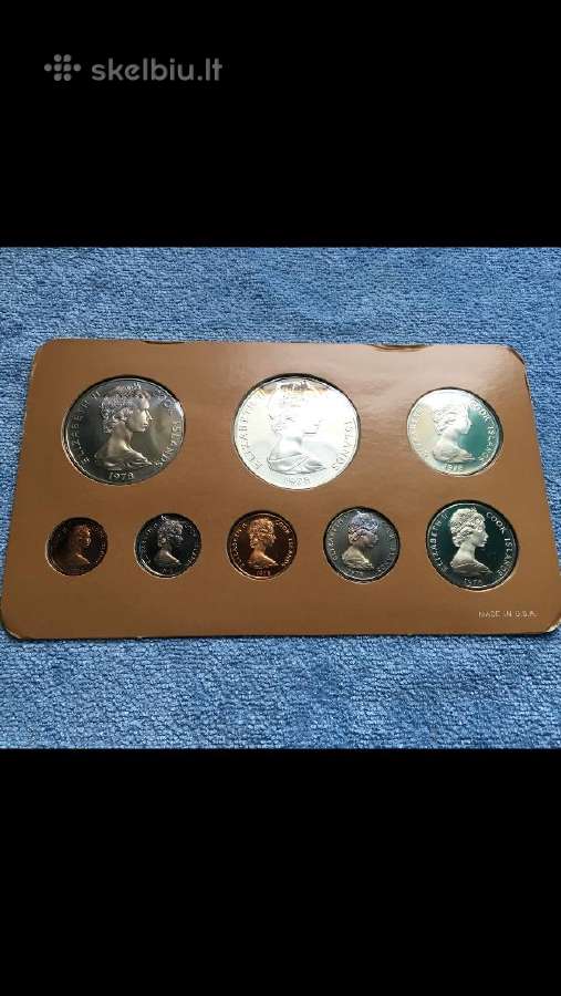 Monetos Cook isl. 1978m. 5 dollaras sidabras - nuotraukos Nr. 2