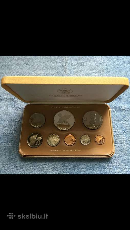 Monetos Cook isl. 1976m. 5 dollaras sidabras - nuotraukos Nr. 3