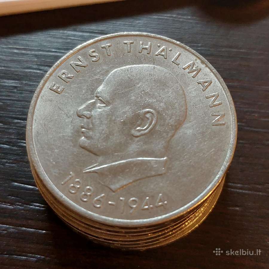 Vokietija 1971 ddr Ernst Thalmann 20 mark km#34