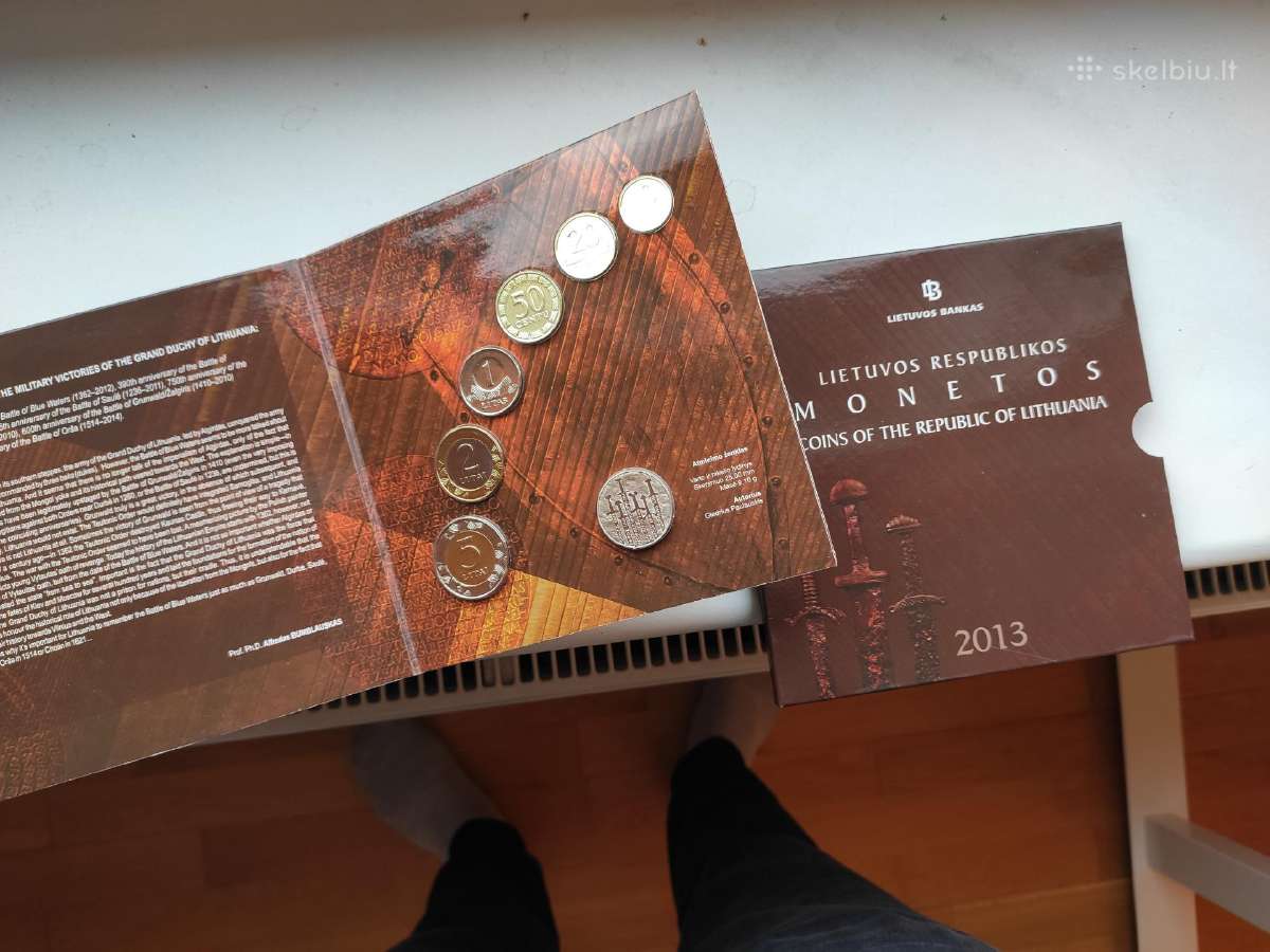 2013 metų laidos apyvartinių monetų numizmatinis