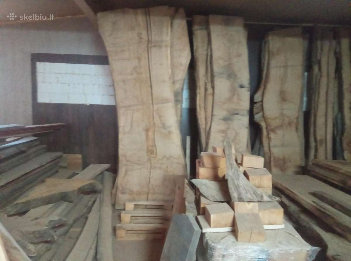 Džiovinti medžio ruošiniai ir storlentės - nuotraukos Nr. 2