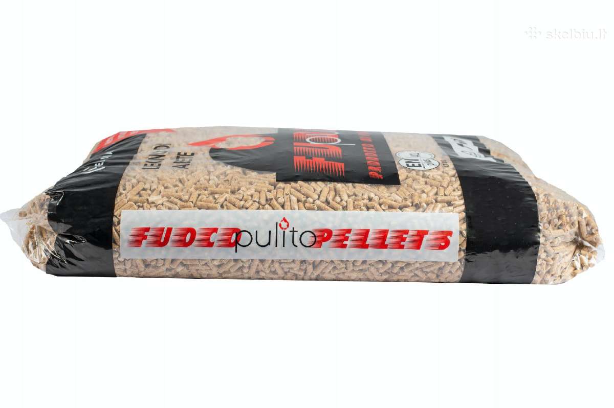 Fuoco Pulito - Medžio pjuvenų granulės - nuotraukos Nr. 4