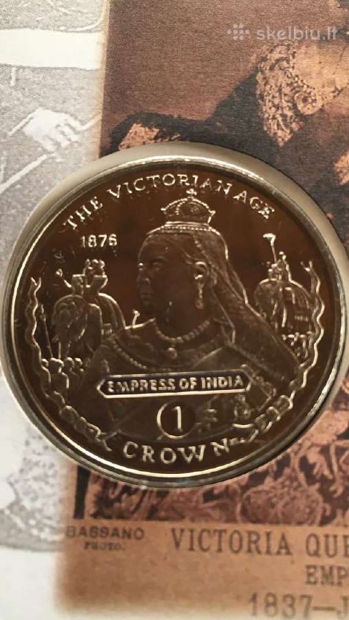Moneta Gibraltar 2001m. 1 krona, cu-ni