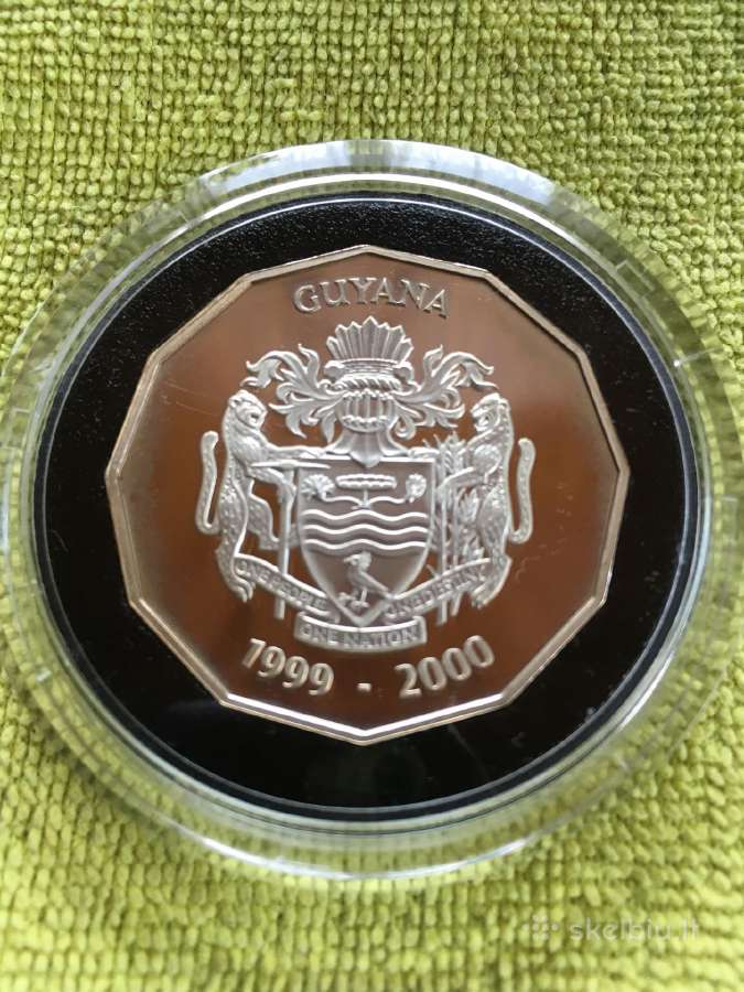 Moneta Guyana 2000m. Sidabras - nuotraukos Nr. 2