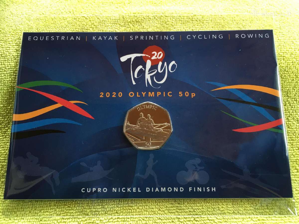 Moneta Gibraltar 2021m. 50 pensu, cu-ni - nuotraukos Nr. 3