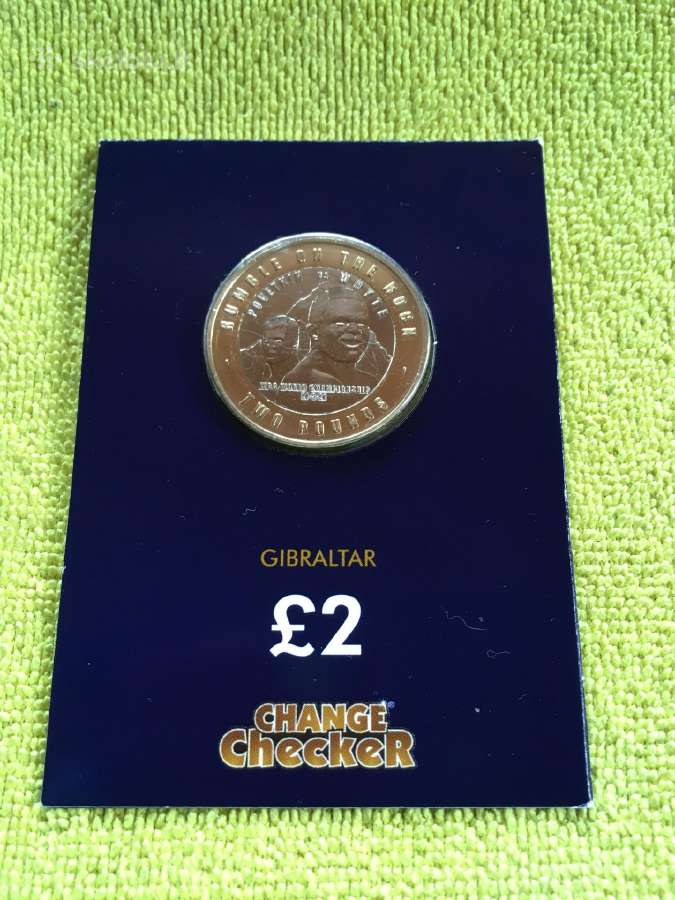 Moneta Gibraltar 2021m. 2 svarai, cu-ni - nuotraukos Nr. 3