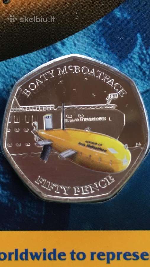 Moneta B.antarctic T. 2019m. 50 pensu, cu-ni