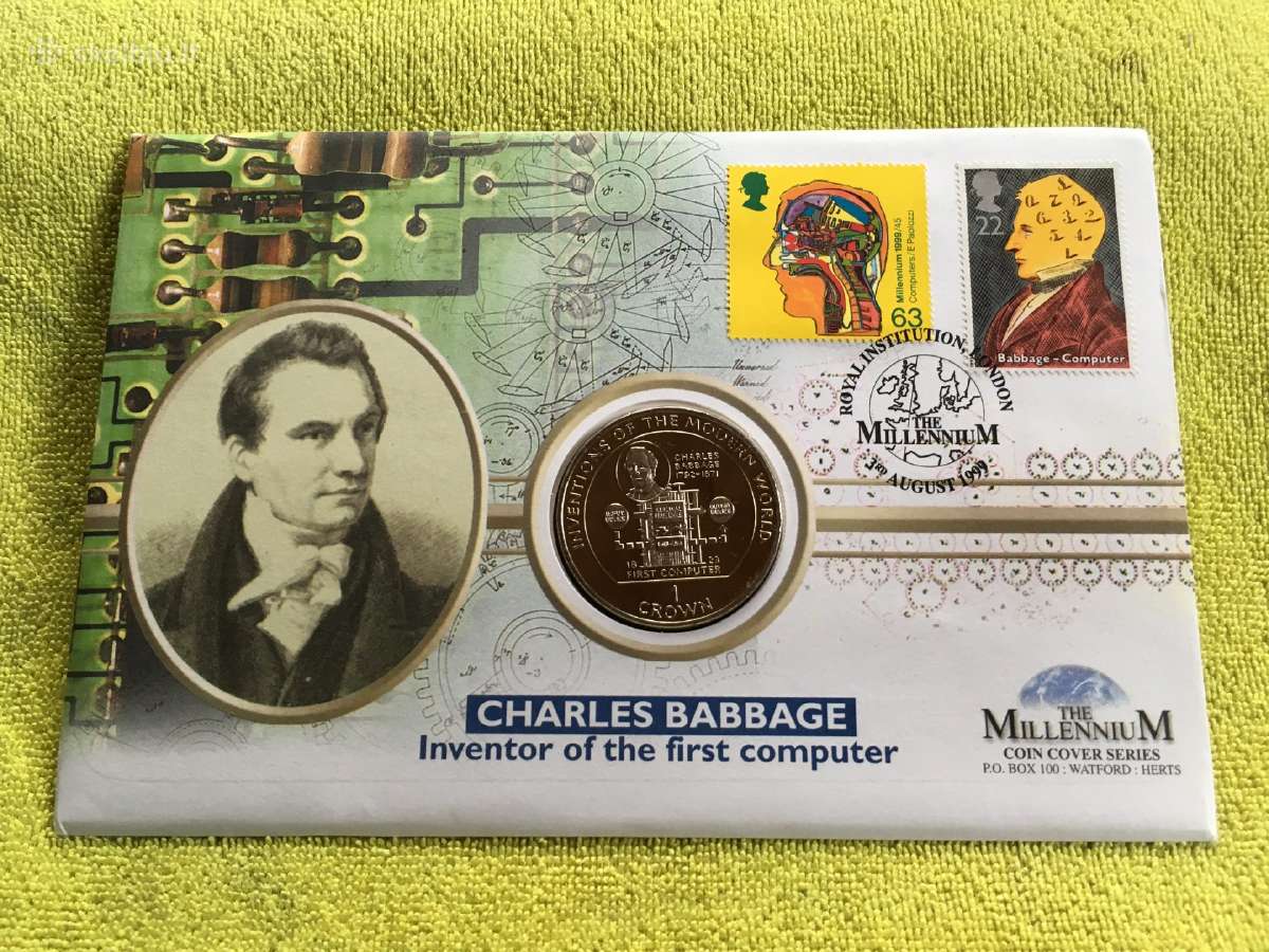 Moneta Isle of man 1995m. 1 krona, cu-ni - nuotraukos Nr. 3