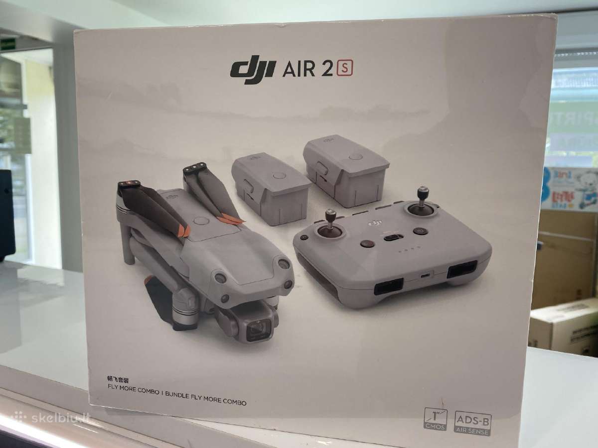 Nauji Dji Mavic Air2s, Mini2 3 combo ir baterijos - nuotraukos Nr. 7