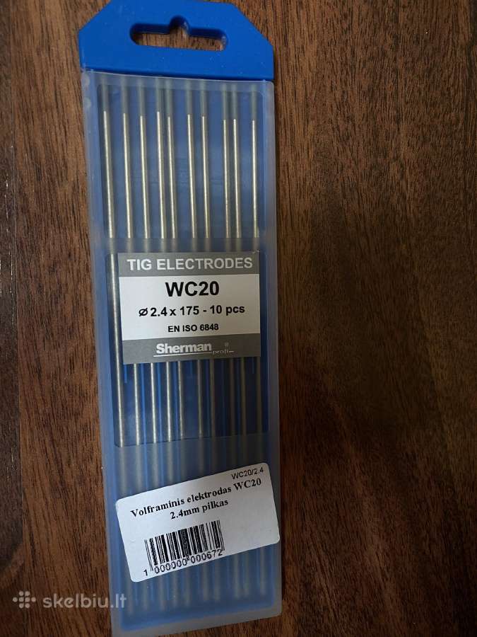 Volframinis elektrodas 2.4 mm