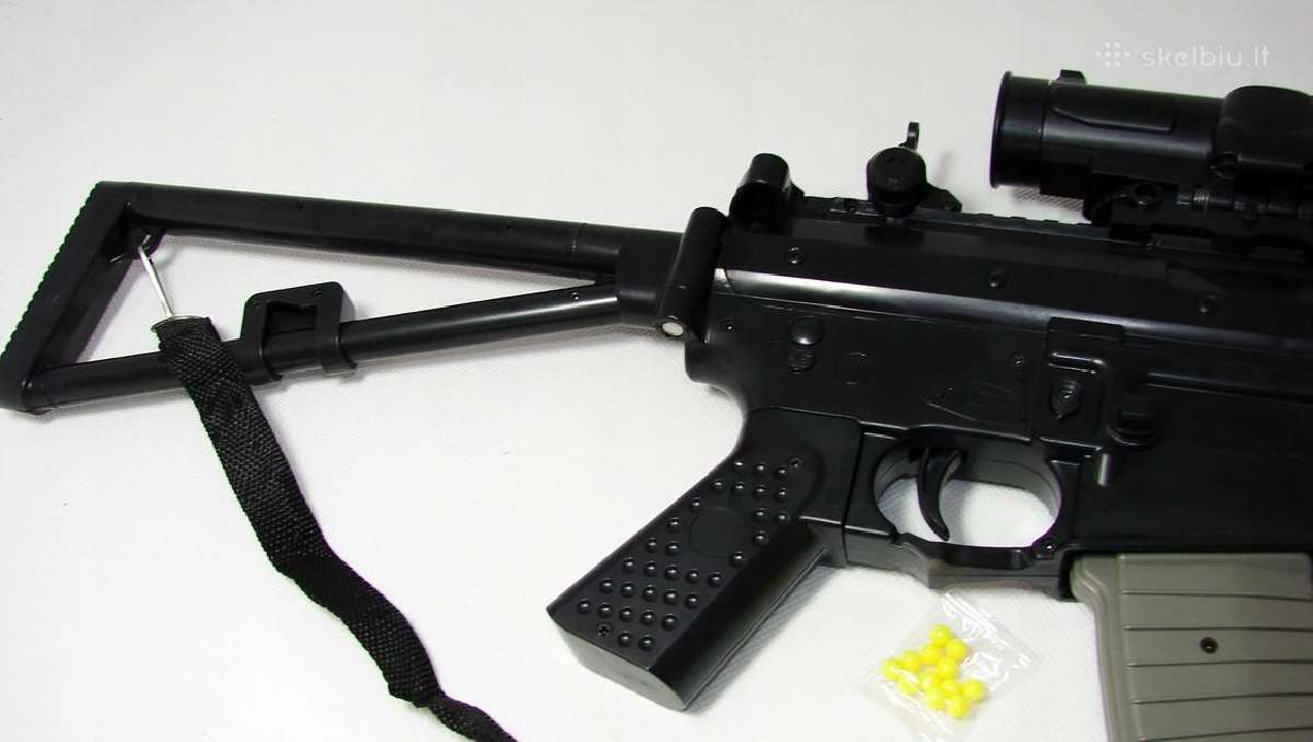 Pasunkintas, rimtas Airsoft automatas G36 + optika - nuotraukos Nr. 5