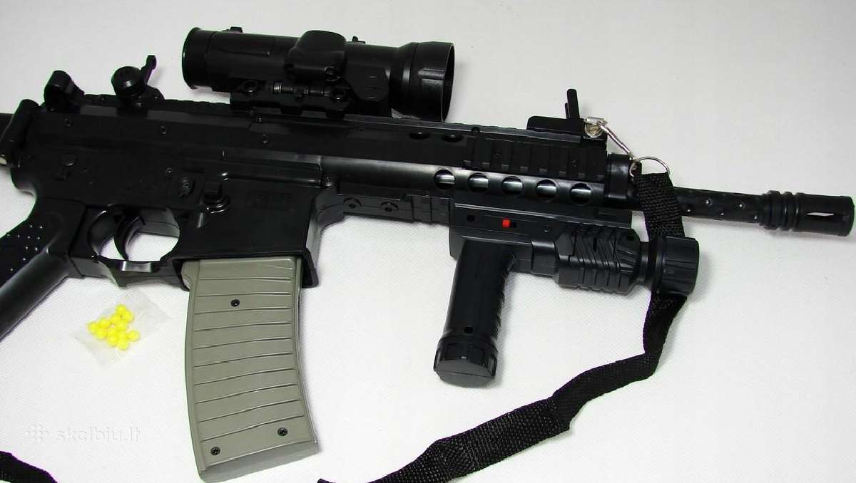 Pasunkintas, rimtas Airsoft automatas G36 + optika - nuotraukos Nr. 7