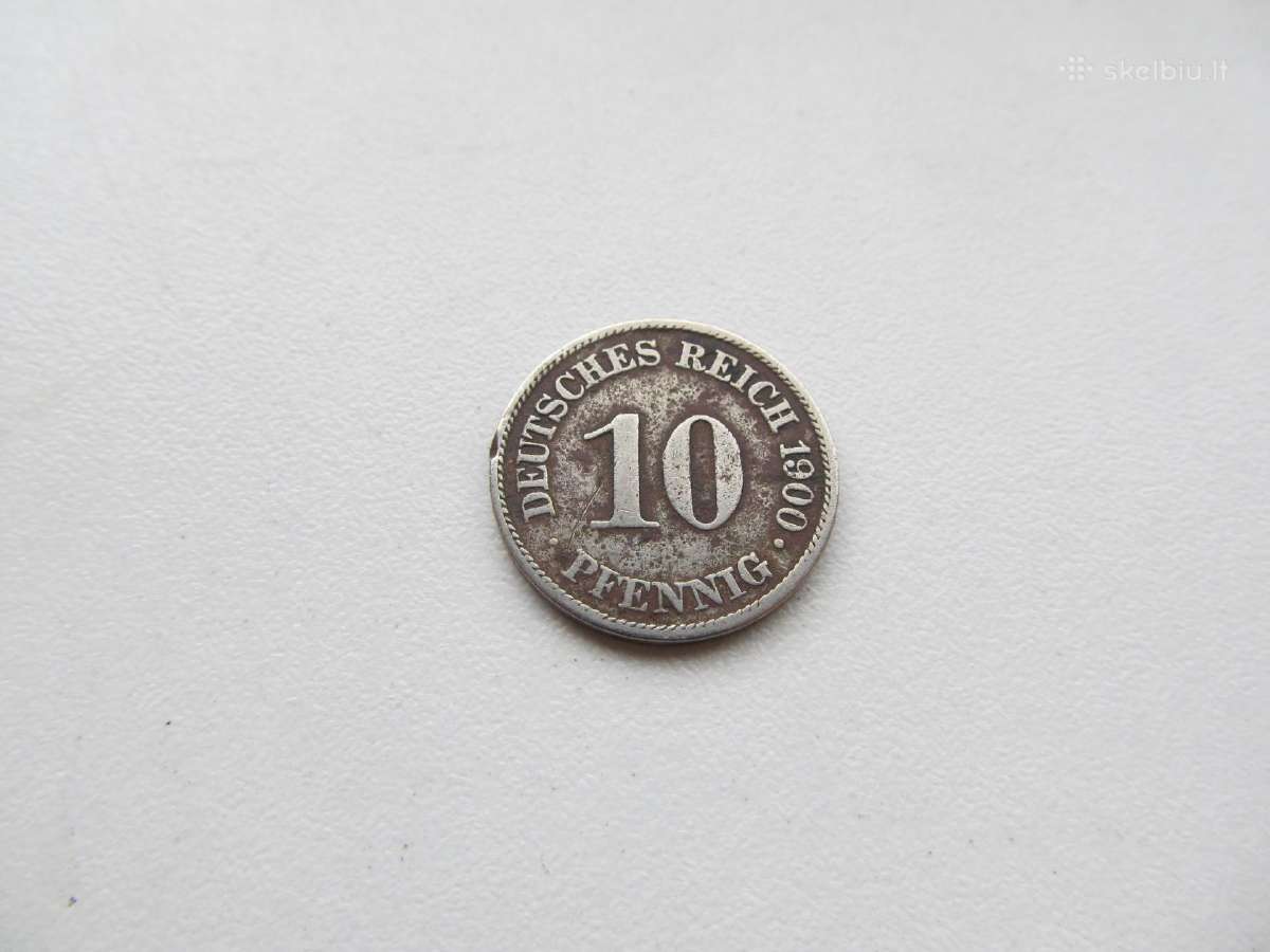 10 pfennig , Vokietija , 1900, 1918