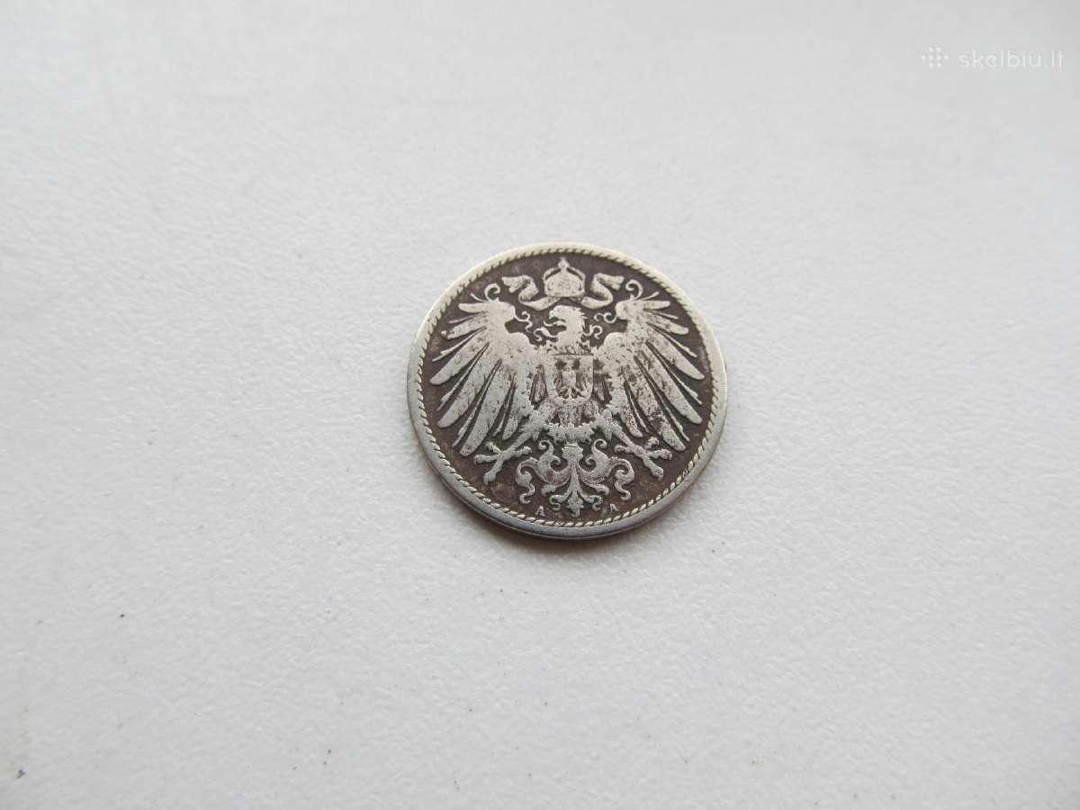 10 pfennig , Vokietija , 1900, 1918 - nuotraukos Nr. 2