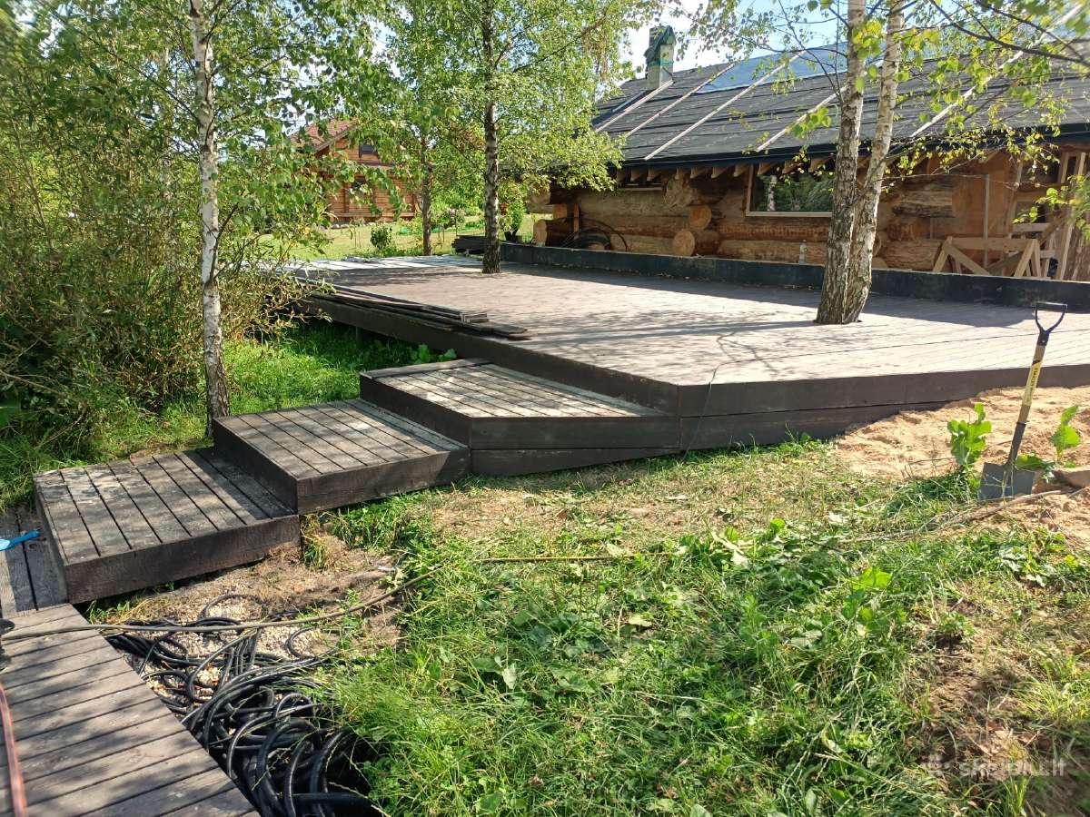 Lieptai, Lieptų statyba, tilteliai, orapūtės,takel - nuotraukos Nr. 10