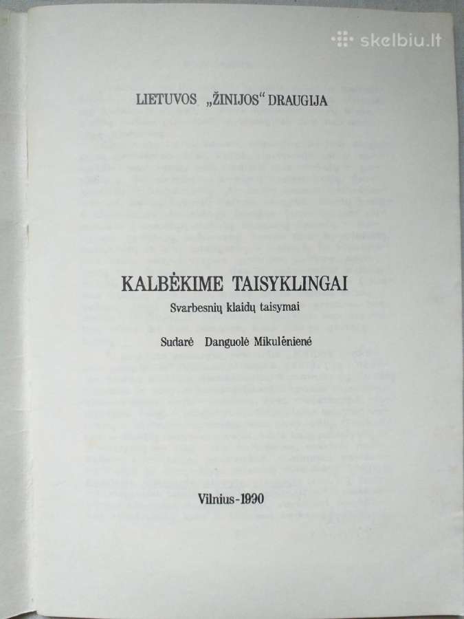 Kalbėkime taisyklingai - nuotraukos Nr. 2