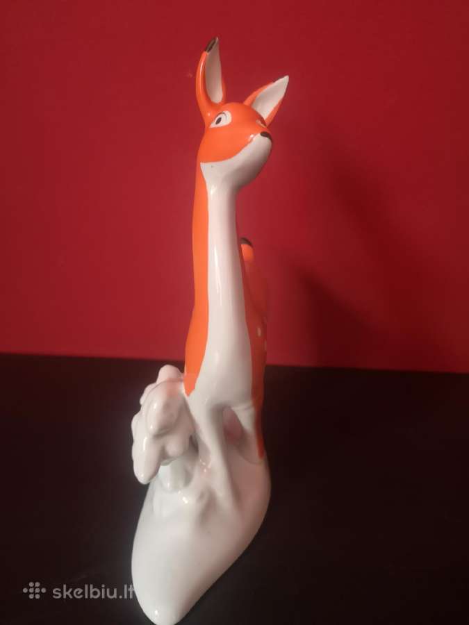 Porcelianinė skulptūrėlė stirna - nuotraukos Nr. 4