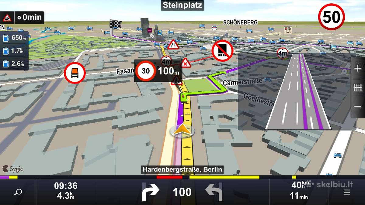 Instaliacija Android Sygic Truck, Igo Truck Tomtom - nuotraukos Nr. 2