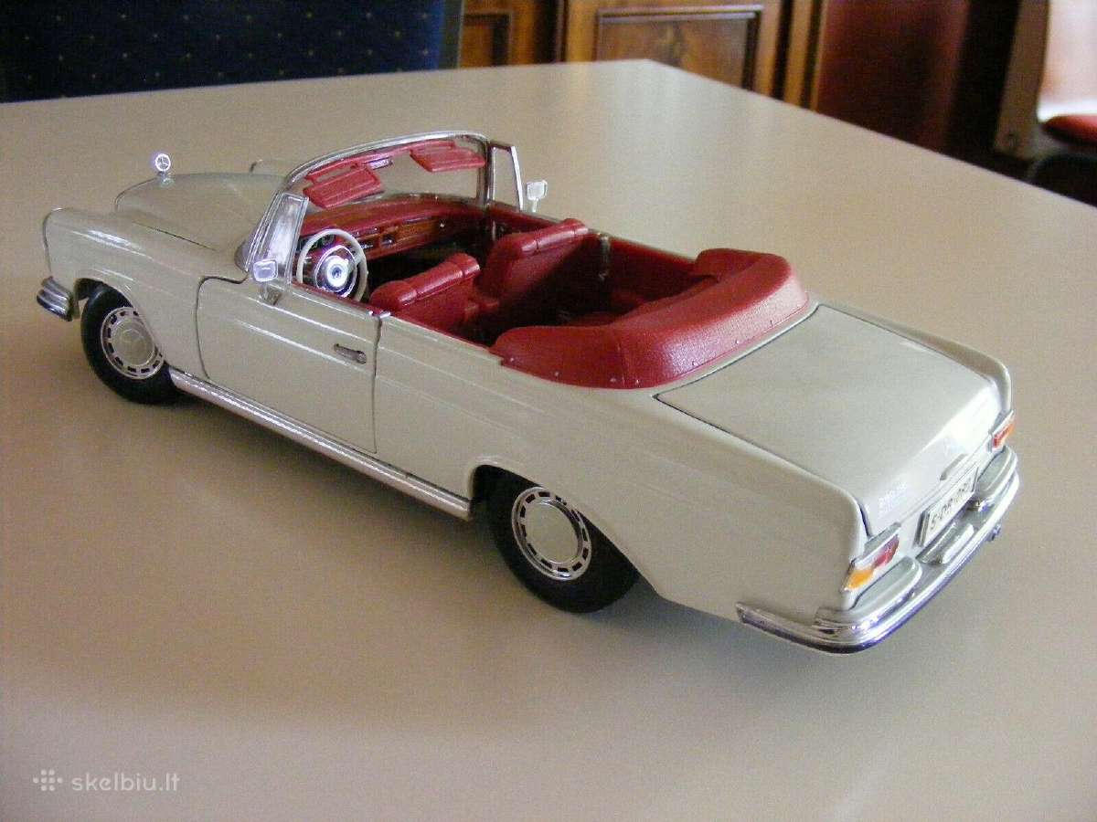 Mercedes 280 Se modelis 1:18 atsidaro dalys - nuotraukos Nr. 2
