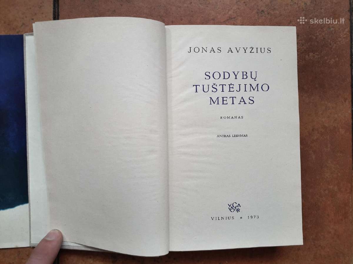J. Avyžius "Sodybų tuštėjimo metas" 1973 m. - nuotraukos Nr. 3