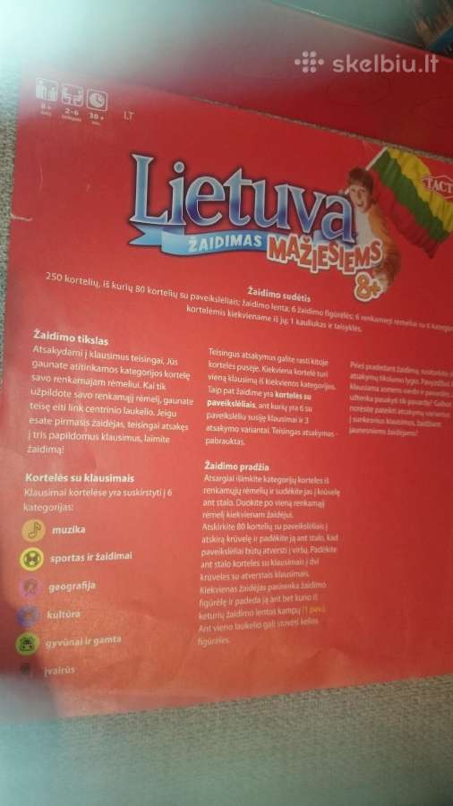 Lavinamasis žaidimas mažiesiems „Lietuva“ - nuotraukos Nr. 2
