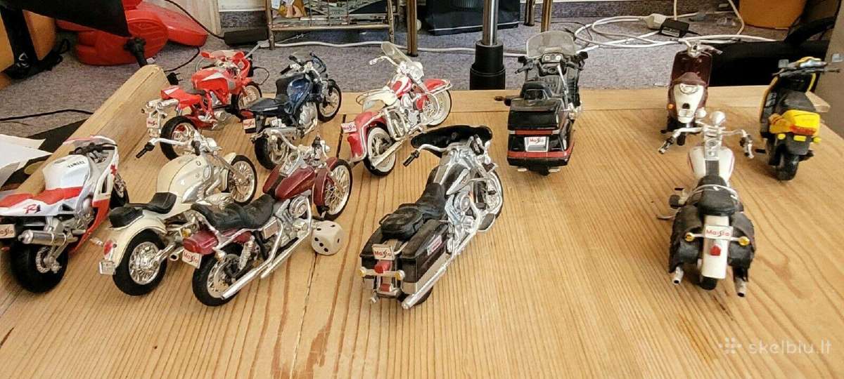 Motociklų modeliai modeliukai 1:18 - nuotraukos Nr. 8