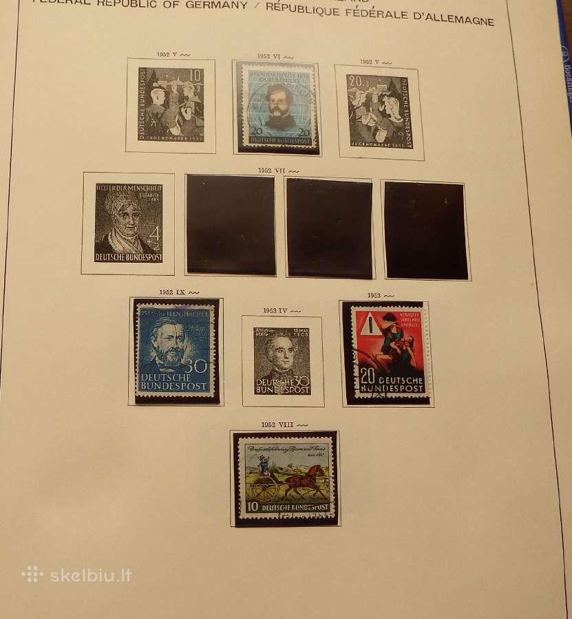 Vokietija 1956-71 m. pilna kolekcija+1951 m. serij - nuotraukos Nr. 4