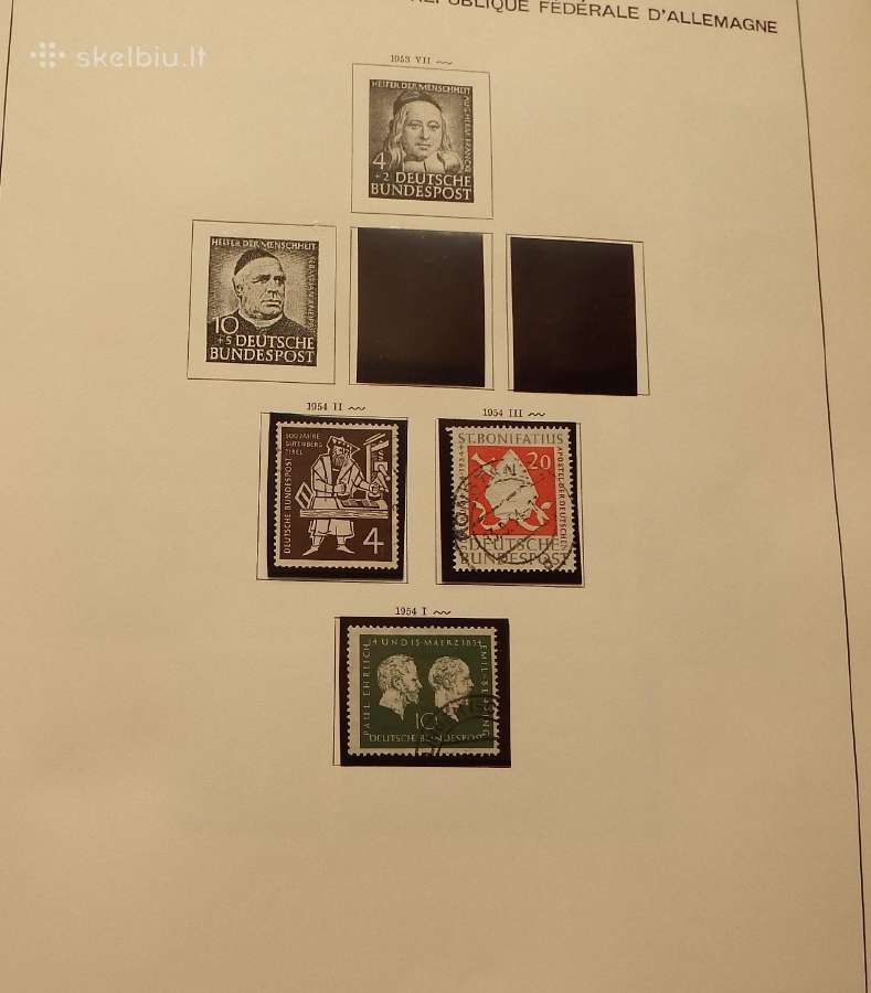 Vokietija 1956-71 m. pilna kolekcija+1951 m. serij - nuotraukos Nr. 5