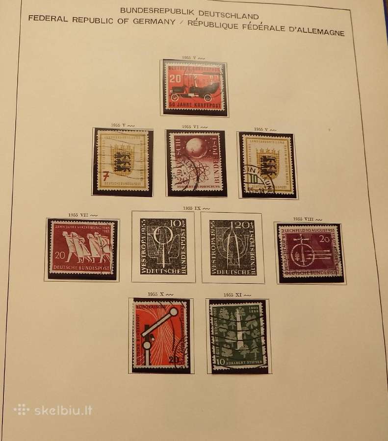 Vokietija 1956-71 m. pilna kolekcija+1951 m. serij - nuotraukos Nr. 7