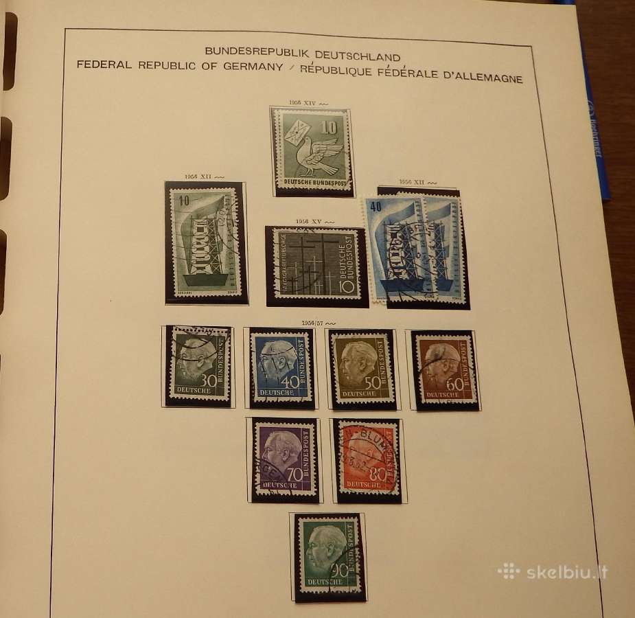 Vokietija 1956-71 m. pilna kolekcija+1951 m. serij - nuotraukos Nr. 10
