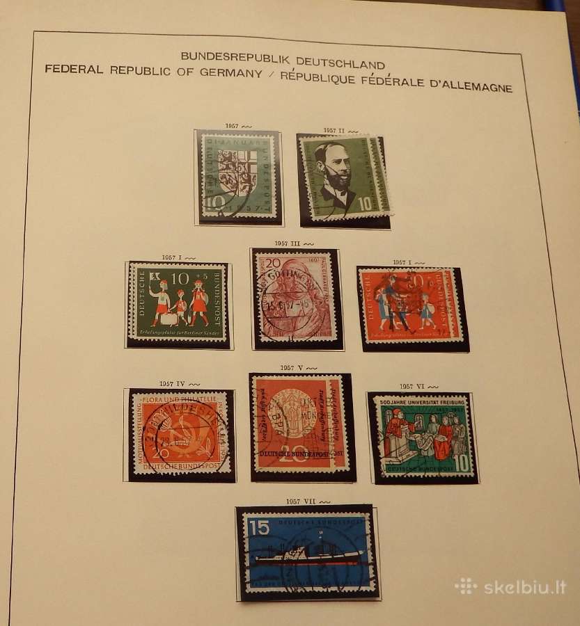 Vokietija 1956-71 m. pilna kolekcija+1951 m. serij - nuotraukos Nr. 11