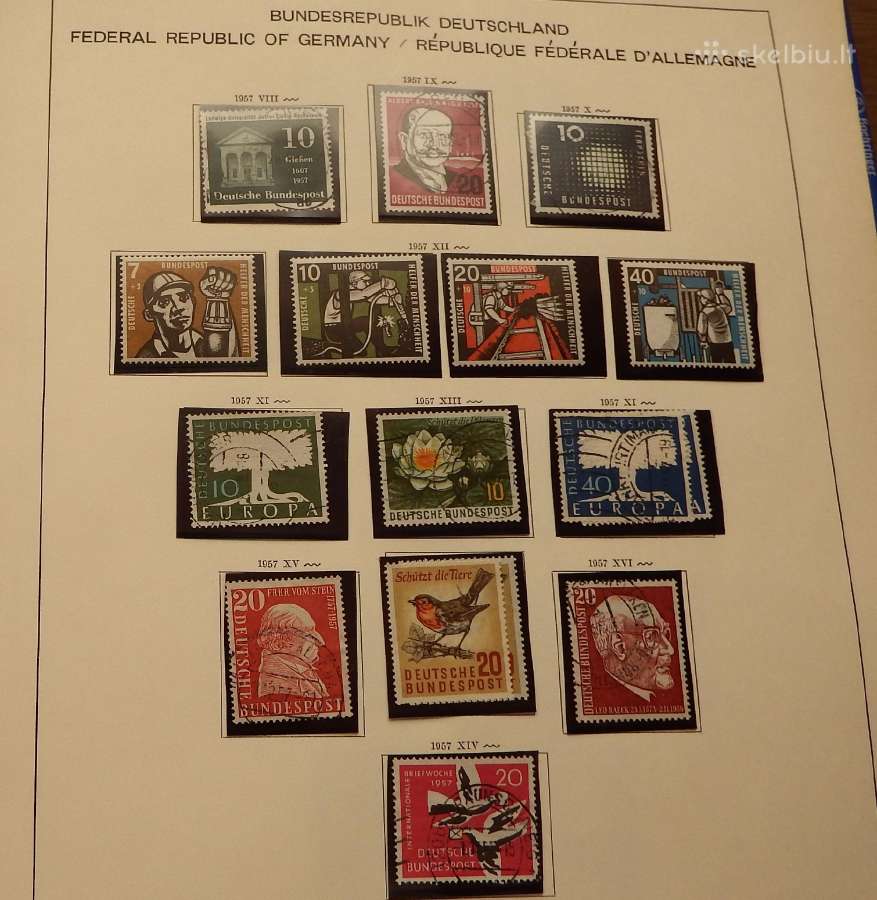 Vokietija 1956-71 m. pilna kolekcija+1951 m. serij - nuotraukos Nr. 12