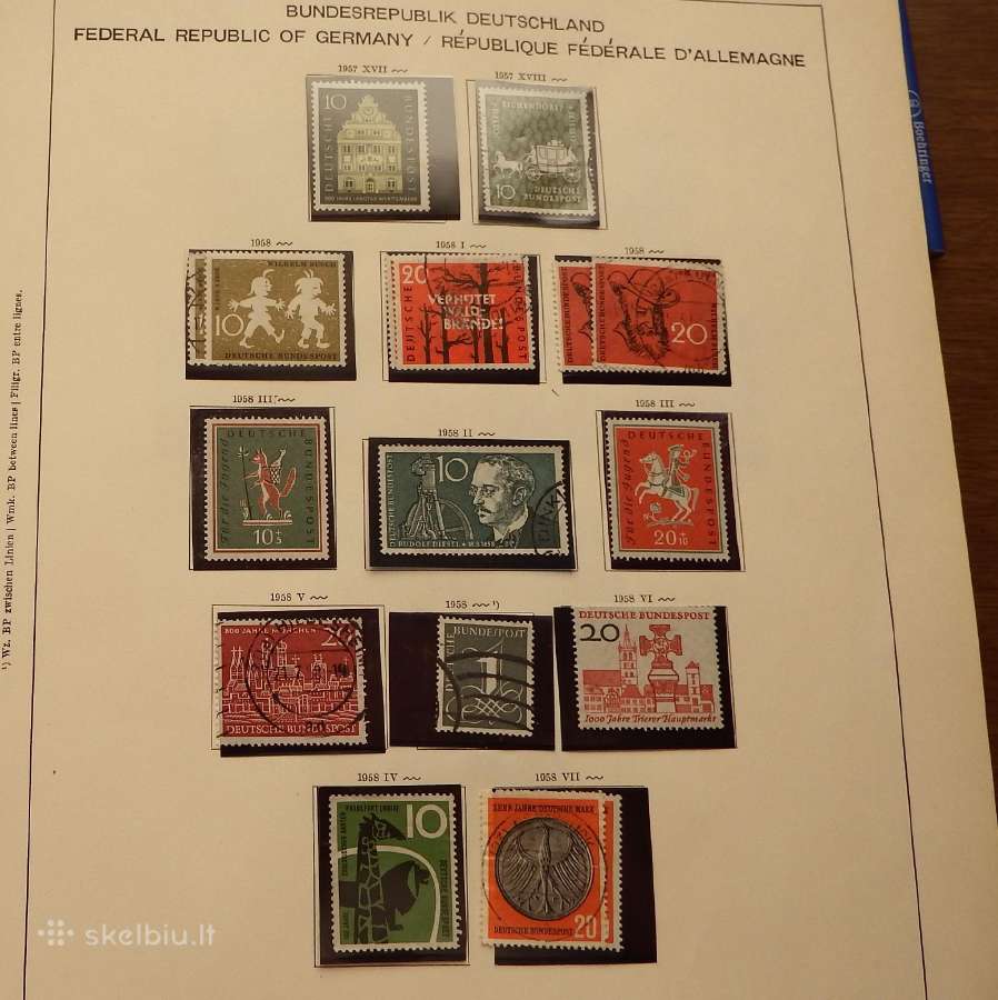Vokietija 1956-71 m. pilna kolekcija+1951 m. serij - nuotraukos Nr. 13