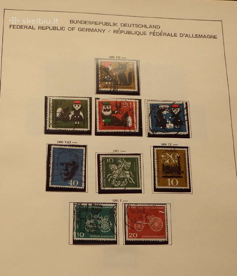 Vokietija 1956-71 m. pilna kolekcija+1951 m. serij - nuotraukos Nr. 19