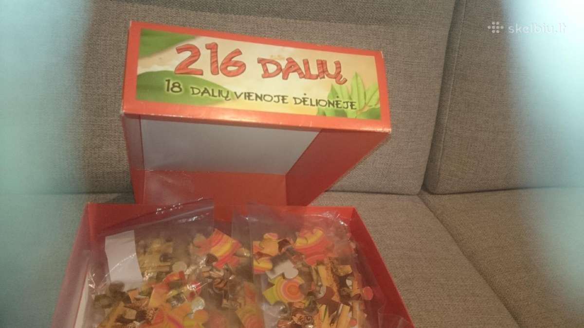 Lavinanti dėlionė Skaičiai -gyvūnai - nuotraukos Nr. 3