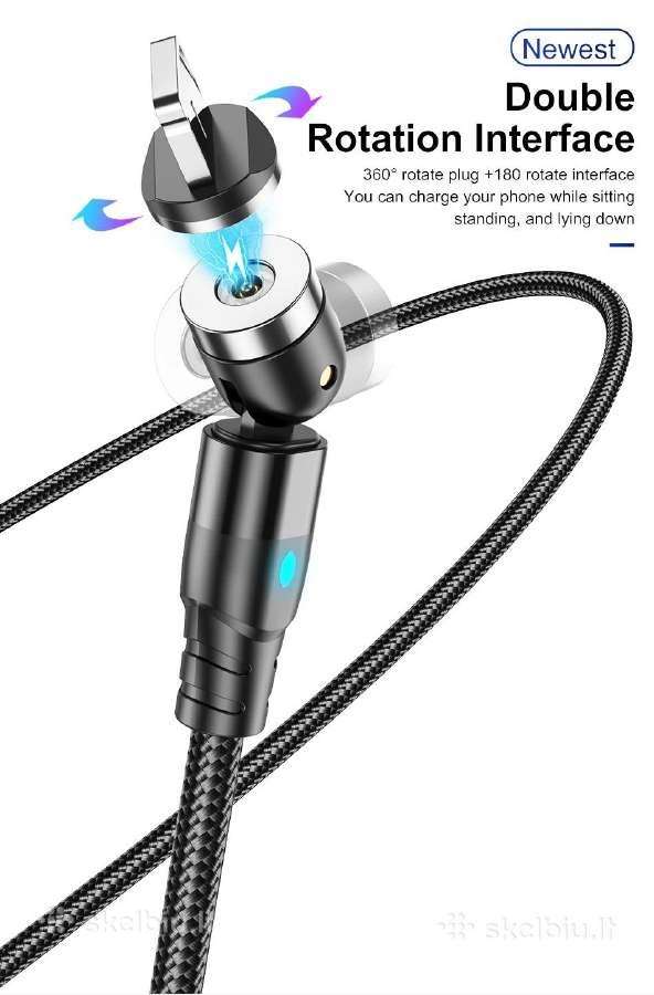 3 prievadų Usb išmanusis greito krovimo kroviklis - nuotraukos Nr. 16