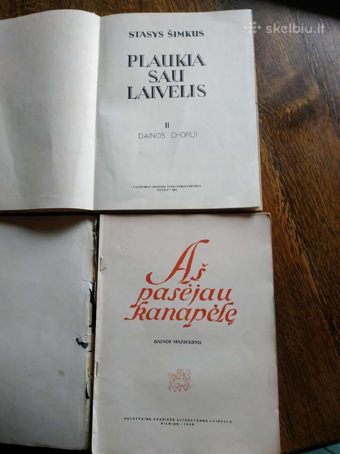 Tarybinių laikų vaikų dainų natos - nuotraukos Nr. 2